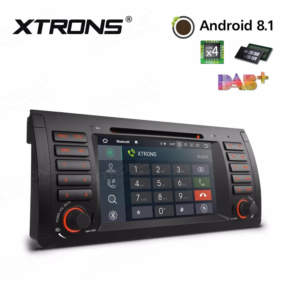 Top 7" Quad-Core Android 8.1 Oreo OS Car Multimedia DVD Navigation GPS Radio for BMW X5 E53 1999 2000 2001 2002 2003 2004 2005 2006 0