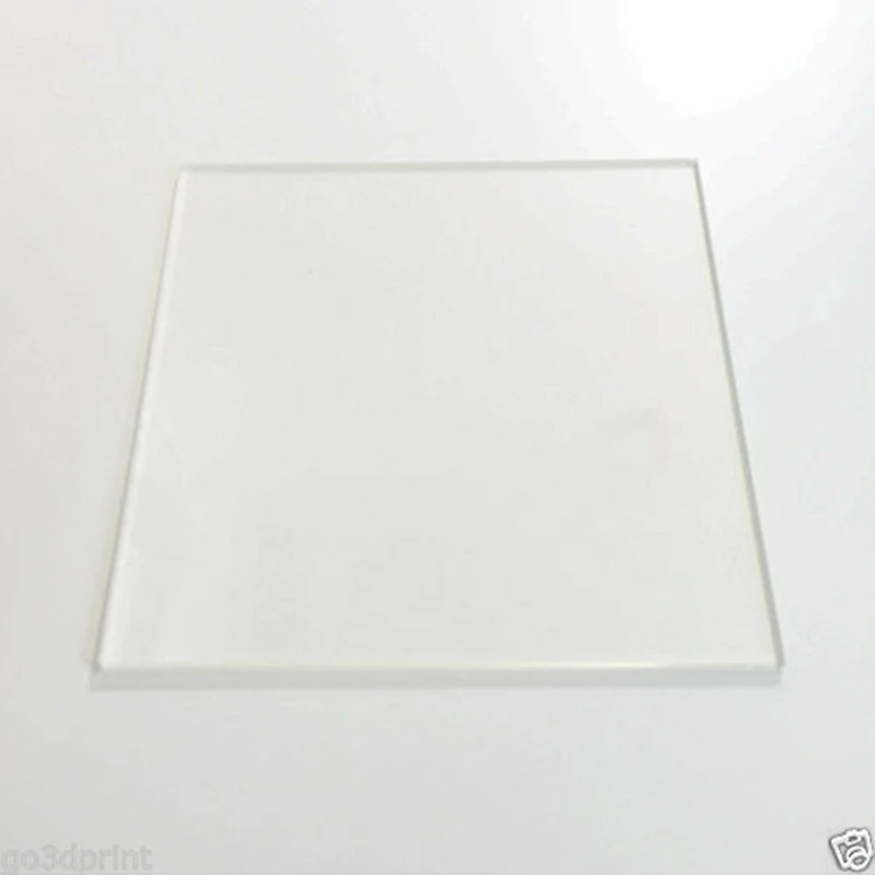 Reprap MK3 220mm x 220mm Borosilicate Glass Plate Bed Flat Polished Edge for MK2 MK3 3D