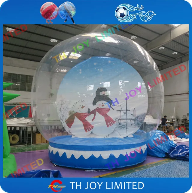3m dia clear inflatable snow globe for sale / custom make ball tent durable santa bubble | Игрушки и хобби