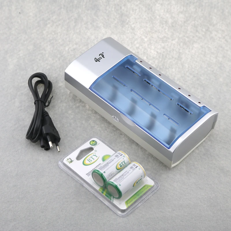 2PCS BTY Rechargeable 4000mAh C Size 1.2V HR14 Ni-MH Battery + 1PC Charger For AA AAA Size C Size D 9V Rechargeable Batteries 2PCS BTY Rechargeable 4000mAh C Size 1.2V HR14 Ni-MH Battery + 1PC Charger For AA AAA Size C Size D 9V Rechargeable Batteries