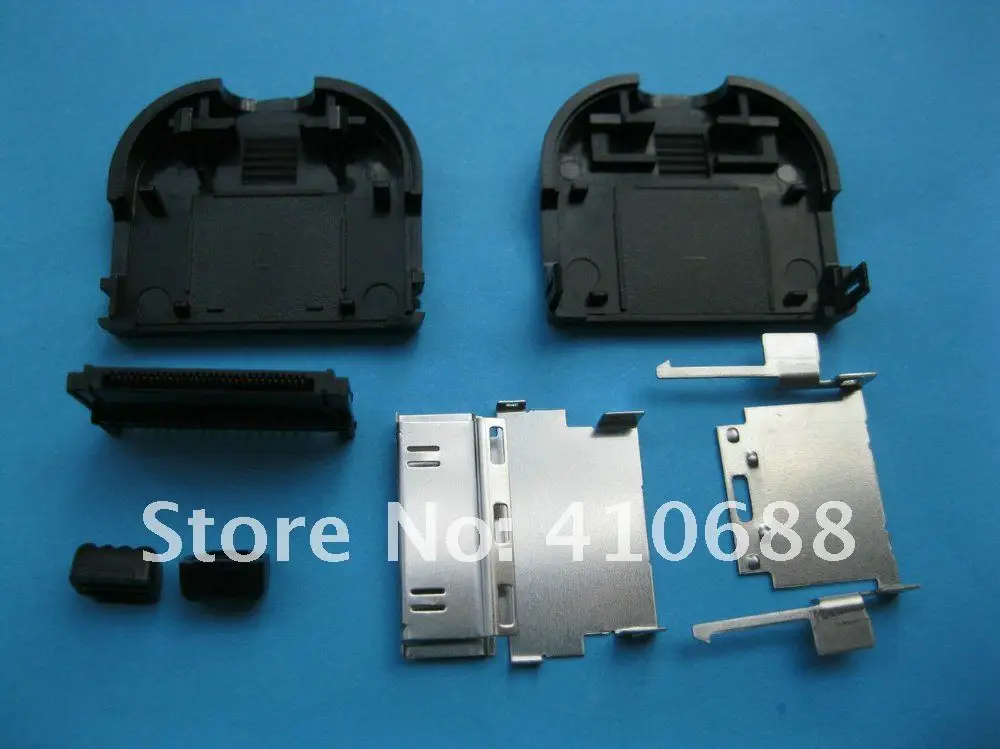 

5 pcs 30pin Male Connector for IPOD with Black Plastic Shell