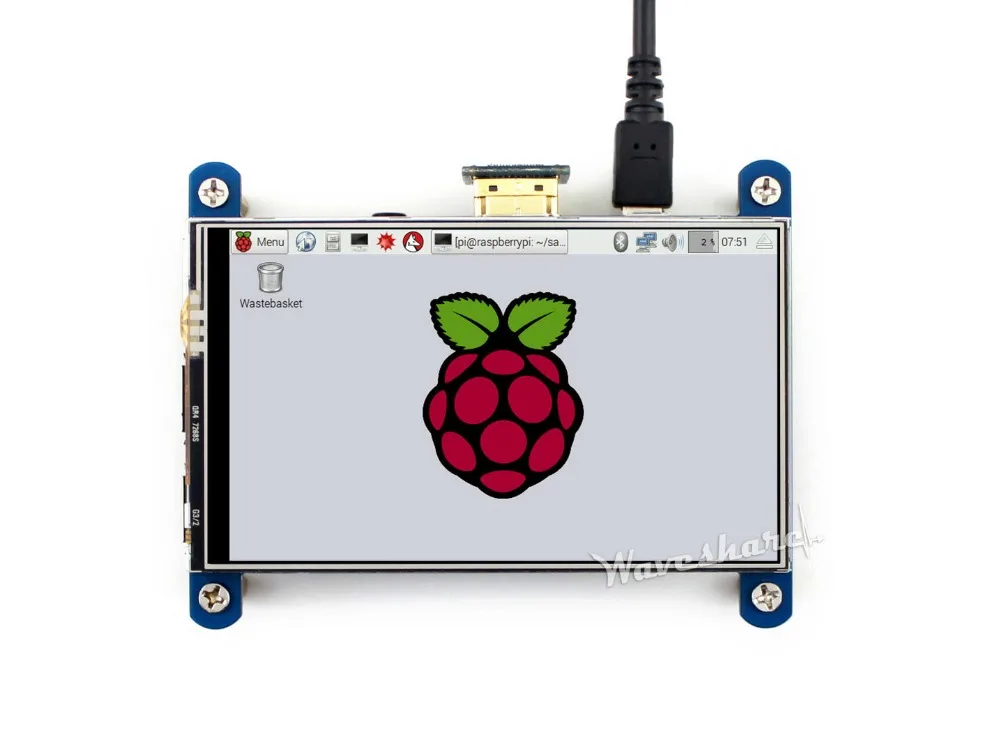 ShenzhenMaker магазин дюймов резистивный сенсорный экран ЖК для Raspberry Pi Zero/Zero W/Zero WH/2B/3B/3B+ HDMI интерфейс ips дисплей