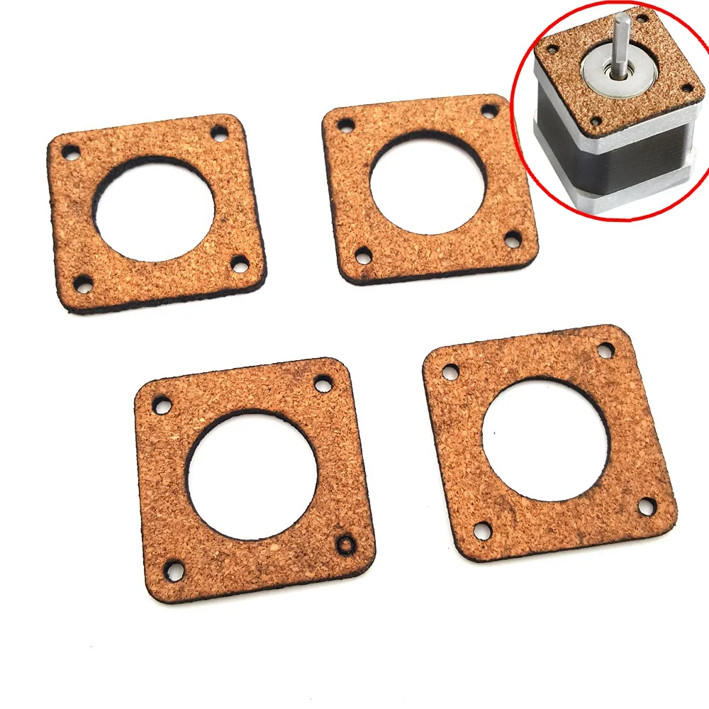 

2PC 42*42*3mm Cork Shock Absorbing gasket for NEMA 17 42 Stepper motor