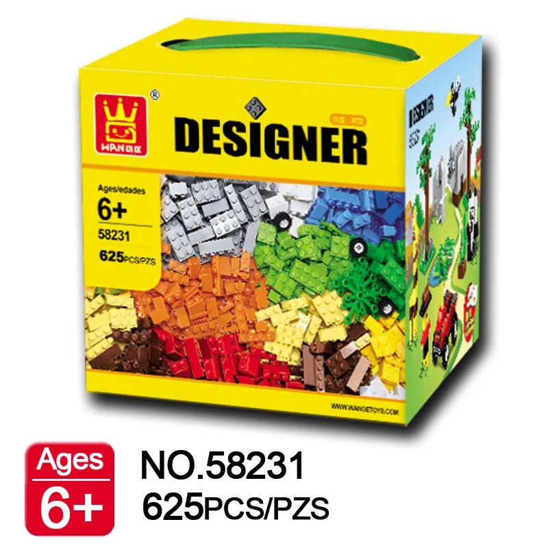 W Model Compatible with Lego W58231 625Pcs Zoo Farm Models Building Kits Blocks Toys Hobby Hobbies For Boys Girls