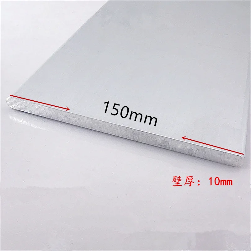 

6063-T5 Aluminium plate 10mmx150mm length 100/150/200/250/300/350/400/430mm aluminum alloy oxidation thickness 10mm width 150mm