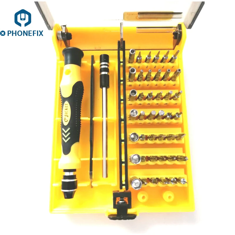 

PHONEFIX 45 In 1 Replaceable Mini Magnetic Screwdrivers Set Mobile Phone Repair Opening Tools Kit For iPhone iPad Samsung Repair