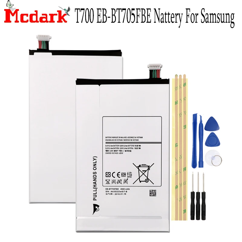 EB-BT705FBC EB-BT705FBE планшеты аккумулятор для Samsung GALAXY Tab S 8 4 T705 T700 сменная литий-ионная
