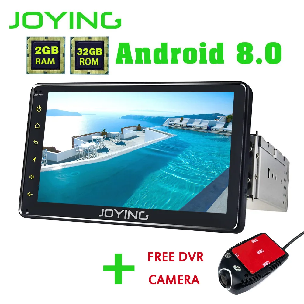 

JOYING 7'' Android 8.0 GPS Car Radio single Din Octa Core GPS Autoradio 2GB RAM Support Fast Boot Carplay With Free DVR Camera
