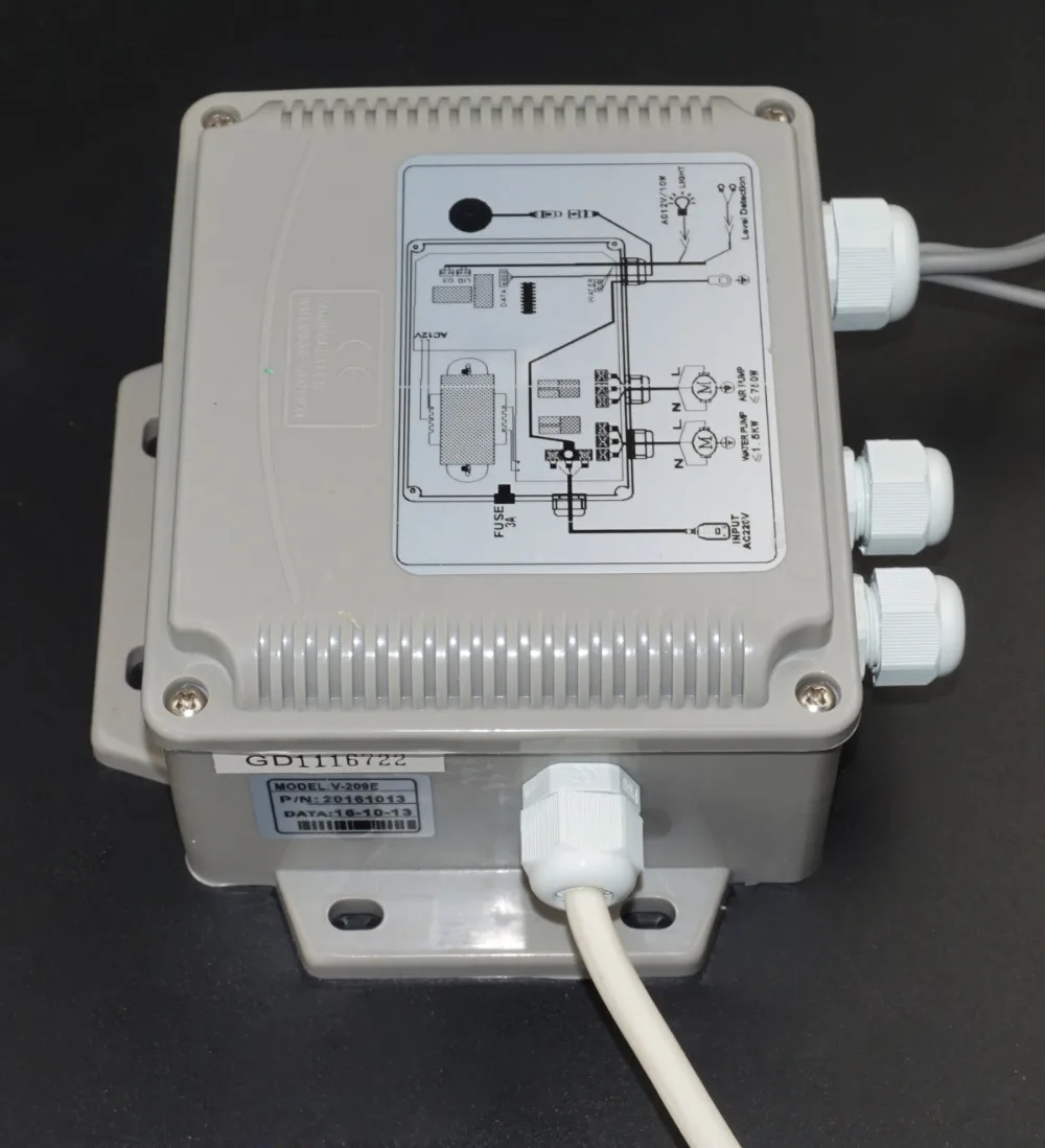 round keypad simple massage bathtub control system,whirlpool controller V-209E