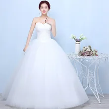 Popodion свадебное платье Плюс Размер свадебное платье с кружевами атласное белое свадебное платье vestido de noiva WED90528