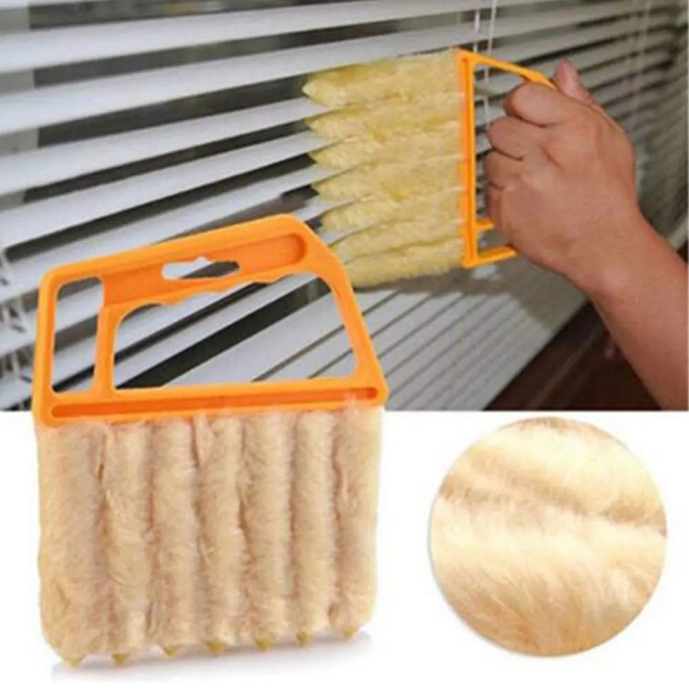 

Useful Microfiber Window cleaning brush blind brush air Conditioner Duster cleaner with washable venetian blind cleaning cloth