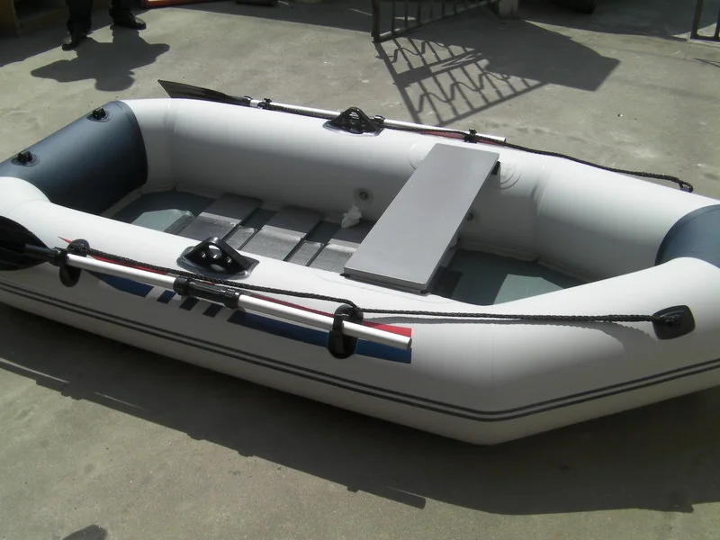 Foreign genuine network folder thick hard bottom inflatable boat kayak