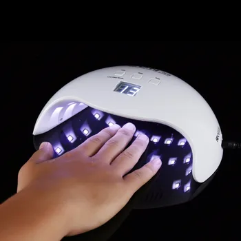 

2018 Nail Dryer 48W UV LED Nail Lamp Sun X9 with 30S/60S/99S Timer Button Auto Sensor for All Gels 21 Leds Nail Machine