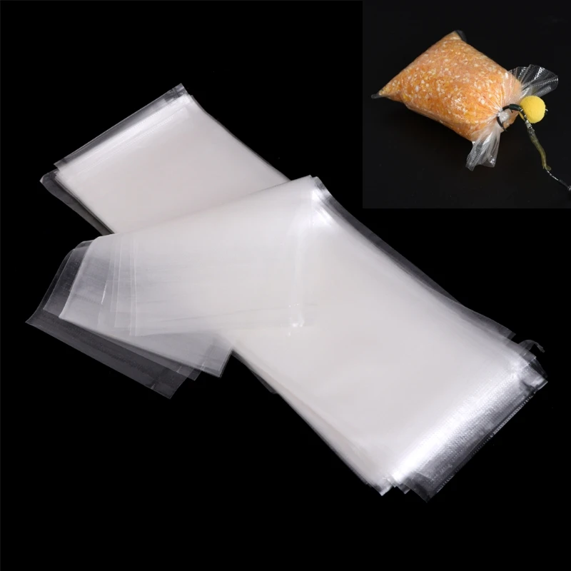 

50pcs Fishing Bags Carp Fishing Water Soluble PVA Bag Terminal Tackle Tool Accessories 7x20cm #20/25L