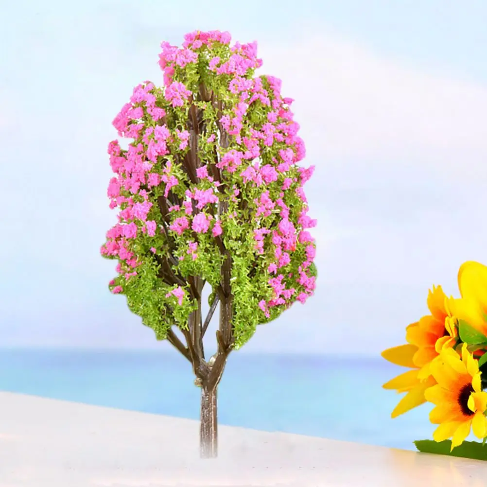 Искусственное мини дерево ландшафтное пластиковое моделирование искусственная жизнь-как модель для декора сада Ландшафтный Декор