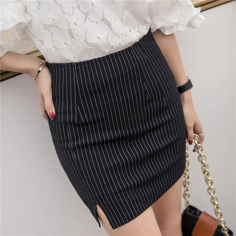 Pencil Skirt High Waisted Short Black Skirt GUANYY Women's Office