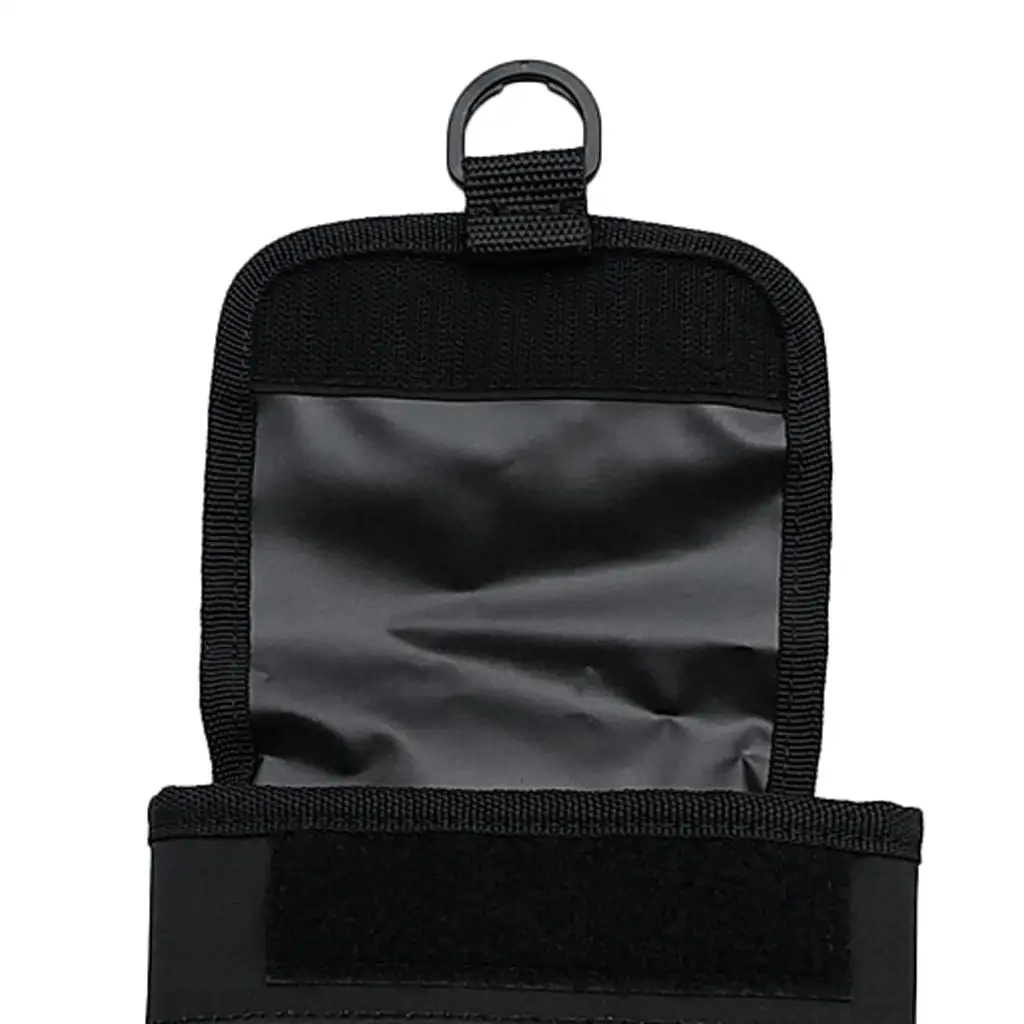 1 Pcs Ultralight Compact Mesh Bag Pouch & Clip for Scuba Diving Reel & SMB Safety Marker Buoy Equipment Gear Holder Water Sports