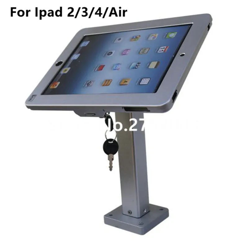 Montagem na Parede Suporte de Exibição Segura na Loja de Varejo para Ipad 2 9.7 Anti-roubo Gabinete Titular - 3 4 ar Pro 6 High Quality Segurança e Proteção