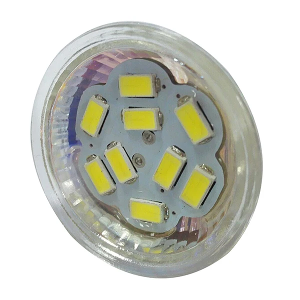 4W GU4 (MR11) Светодиодный прожектор MR11 9 SMD 5730 430 lm DC 12 V, (белый или теплый белый)