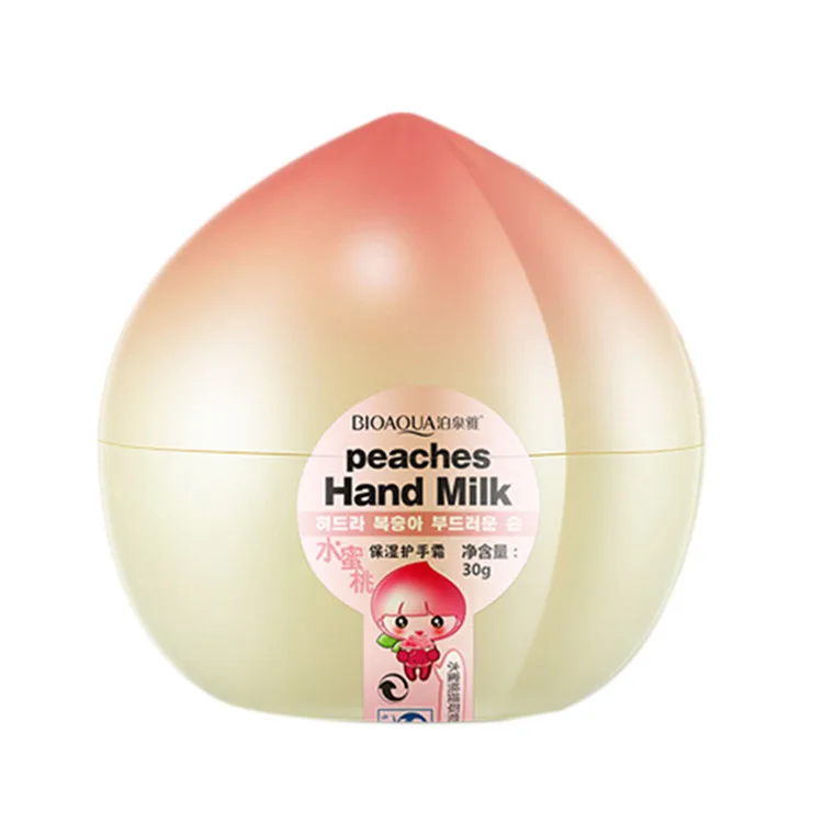 

BIOAQUA Milk Peaches Moisturizing Hydrating Hand Cream for Winter Hand Care Nourishing Skin