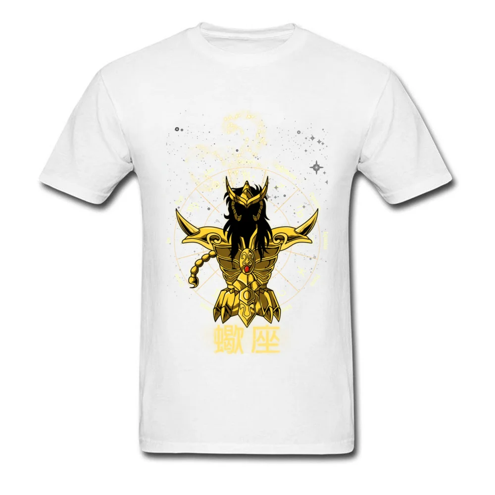 SCORPIO Tees Brand Round Neck Customized Short Sleeve All Cotton Men Top T-shirts Design Tee Shirts Wholesale SCORPIO white