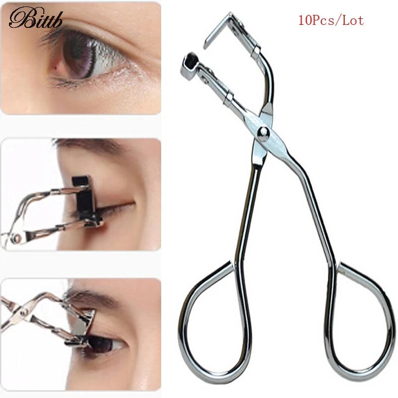 Bittb 10Pcs/Lot Eyelash Curler Eye Lash Curling Makeup Tool Eyelash