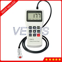 F/N зонд 0-1500um CM10FN цифровой оцинкованный пластик Цинковое стекло резиновый хромированный металл краска покрытие толщина датчик измерительный прибор тестер