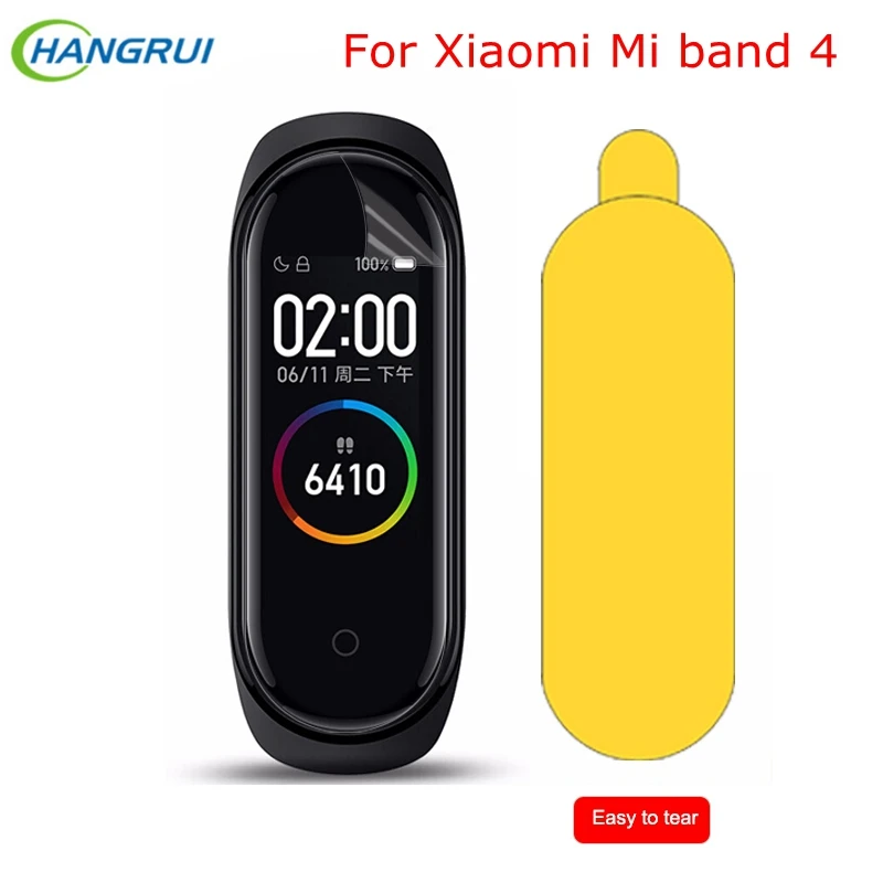 

For Xiaomi Mi band 4 Screen Protector Film Soft TPU High Definition For Mi band 4 Smart Wristband Full Screen Protective Cover