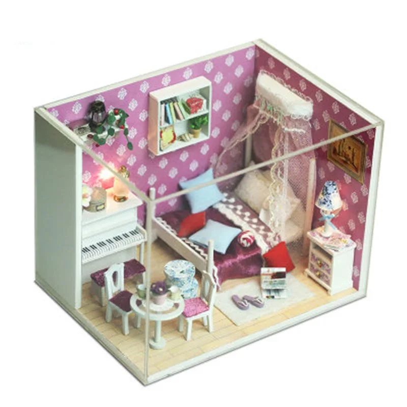 

Good Price Miniature Doll House DIY Empress's Dream With Furniture Children Adult Model Building Kits Assembly Dollhouse Q-008