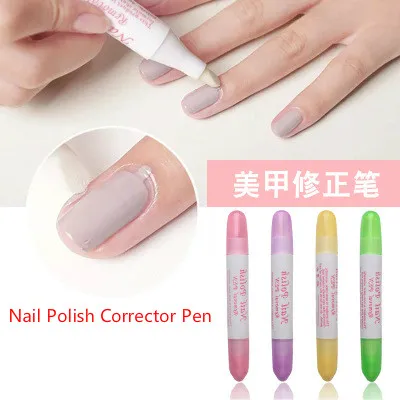 

1 Pc Nail Art Corrector Pen Remove Mistakes + 3 Tips Newest Nail Polish Corrector Pen Cleaner Erase Manicure Set Tools