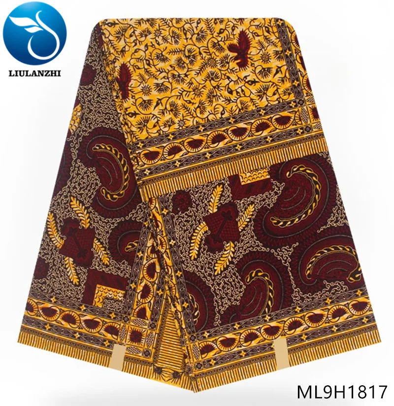 Воск liulanzhi африканская ткань Специальное предложение нигерийская настоящая восковая ткань хлопок батик ткань для женщин платье ML9H1790-ML9H1819