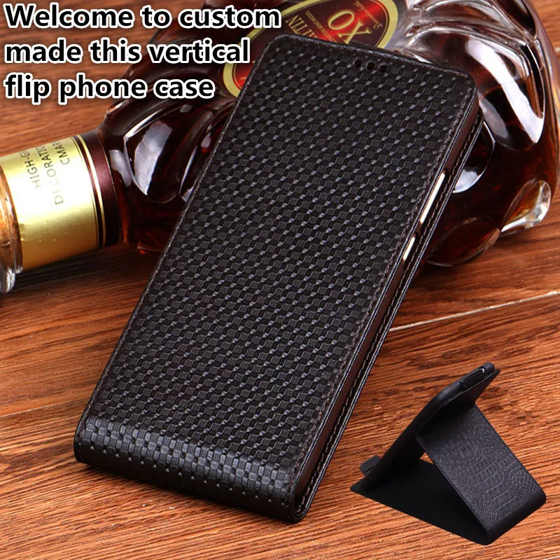 

JC09 Genuine Leather Flip Case For Motorola Moto G6 Plus(5.93') Vertical Phone Cases For Motorola Moto G6 Plus Flip Cover