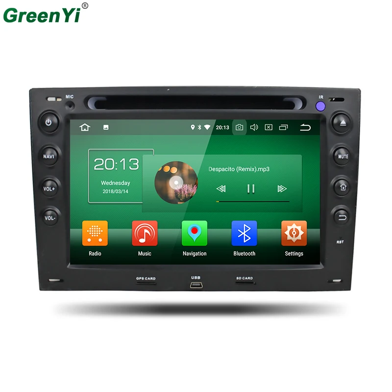 

GreenYi Android 8.0 8 Core 4G RAM Car DVD GPS For Renault Megane 2003 2004 2005 2006 2007 2008 2009 Autoradio Multimedia Stereo