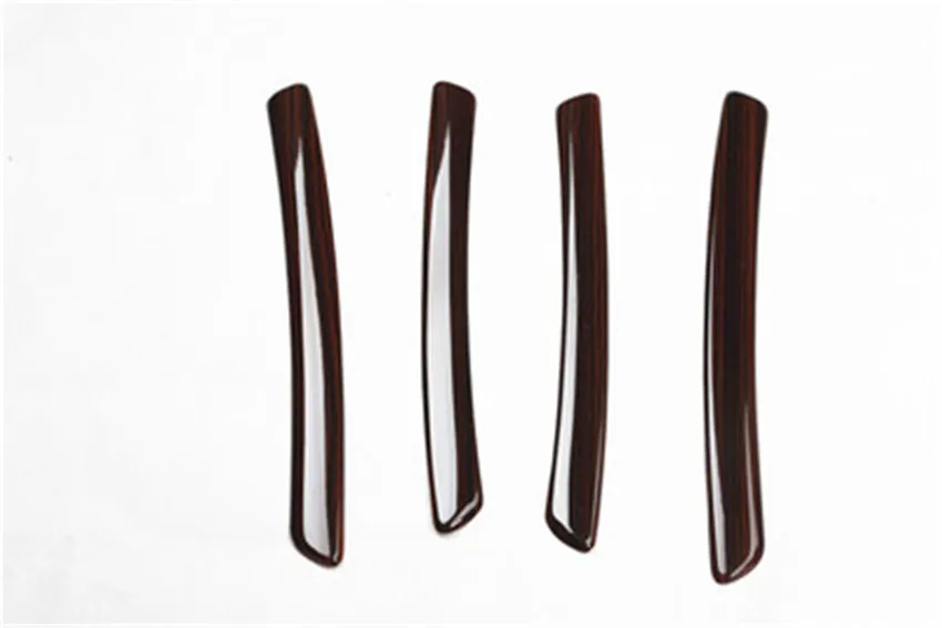 4 шт./лот ABS карбоновое волокно зерно или деревянное зерно межкомнатные двери декоративные покрытия для 2012- HONDA CIVIC MK9 MK9.5 - Название цвета: style 1