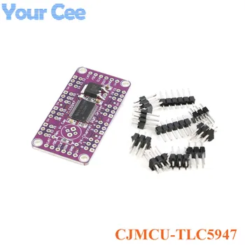 

TLC5947 12-Bit 24-Channel PWM LED Driver Module With Internal Oscillator 12 Bit 3-5.5V Driver Module CJMCU- TLC5947