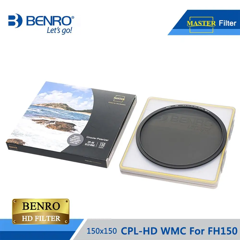 BENRO MACPL150 150 мм CPL фильтр мастер CPL-HD ULCA WMC для FH150 мульти покрытие поляризационный фильтр Оптическое стекло DHL