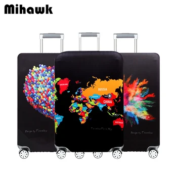 

Mihawk Personality Travel Thicken Elastic Suitcase Cover Waterproof Luggage Protective Case Protect Dustproof Wear Trolley Stuff
