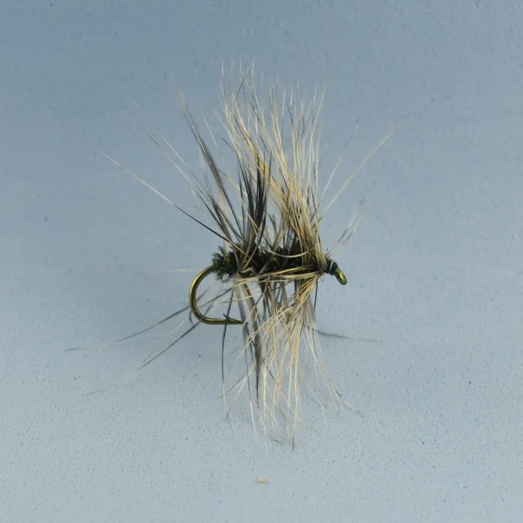 10PCS-Griffith-s-Gnat-Fly-Trout-Fishing-Dry-Fly-Size-10