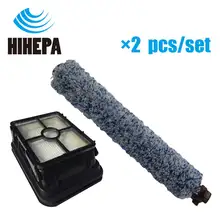 2 предмета/партия деревянные полы brushroll и HEPA фильтр для bissell Crosswave 1785 пылесос Series Запчасти подходит#1608022& 1608684