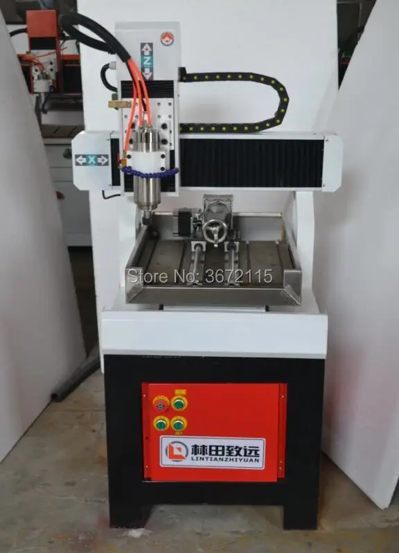 Мини Металл фреза для резки; cnc машина LT-4040 3 оси или 4 оси продвижение