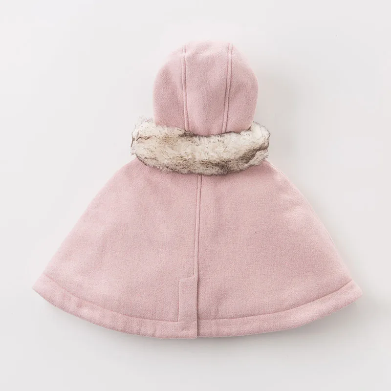 DB5489 dave bella/осенне-зимний плащ для маленьких девочек; пальто с капюшоном для малышей; детская верхняя одежда высокого качества