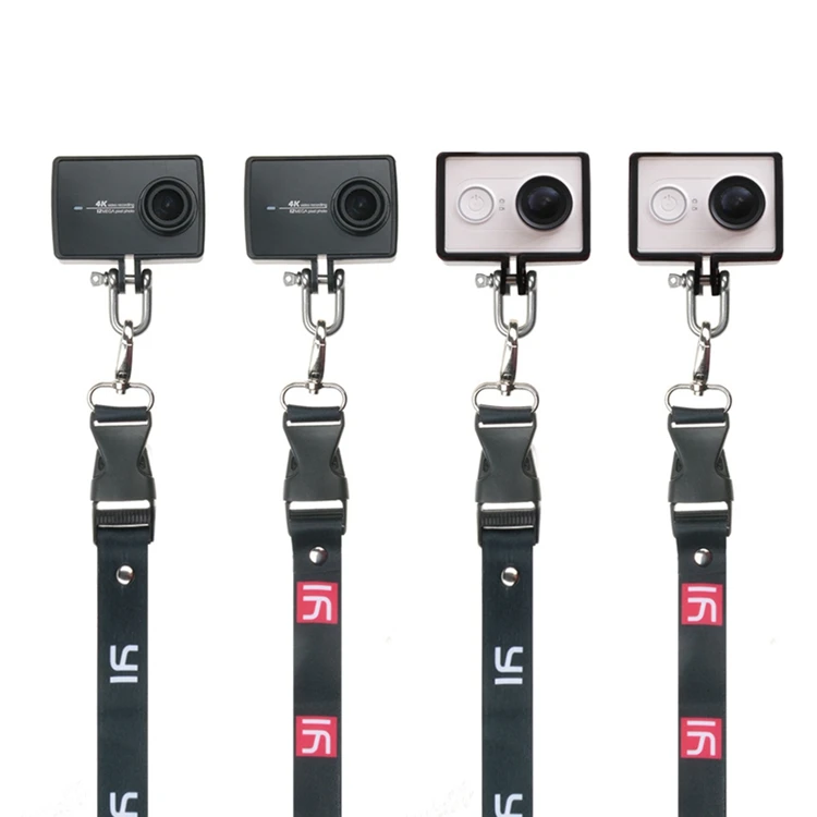LANBEIKA камера шейный ремень анти-потерянный ленточный шнур для Xiaomi Yi II 4 К Mijia Gopro рамка Корпус чехол сумка монтажные аксессуары