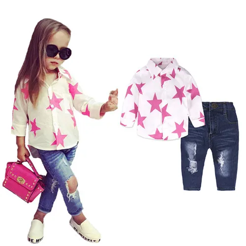 Children Sets for Girls Fashion 2022 New Style Girls Suits for Children Girls T-shirt  + Pants + Headband 3pcs. Suit Cute Girls children's clothing sets expensive Clothing Sets