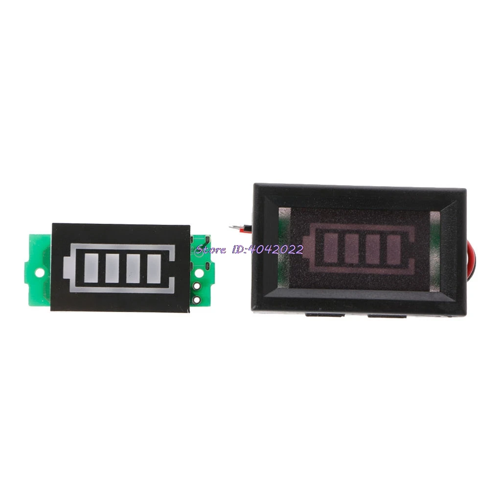 

1S Single 3.7V Power Level Lithium Battery Capacity Blue Display Indicator Module