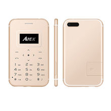 AIEK/AEKU X8 Ultra Thin Card Mobile Phone Mini Pocket Students Personality Children Phone PK AIEK X6 M5 X7 Low Radiation