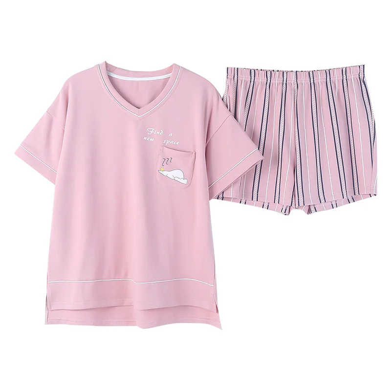 M L XL XXL XXXL 4XL принт топ и шорты новый короткий рукав Милая женская одежда комплект