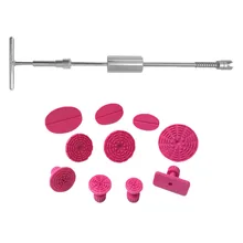 New Slide Hammer T-Puller Bar Car Dent Remover Repair Tool 10 Piece Pulling Tool Set For Automobile Lifter Paintless Removal Kit
