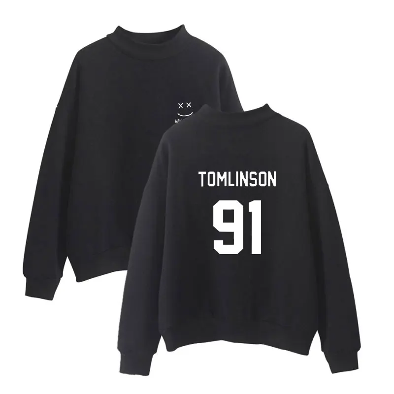 Louis Tomlinson One Direction Turtleneck Hoodies Men/Women Hoodie Sweatshirt Winter Tracksuit Women Jacket Coat Casual Clothes