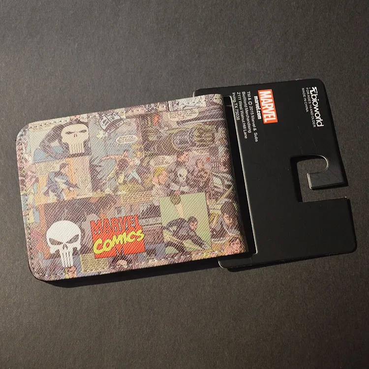Бумажник для кредитных карт с изображением героев комиксов