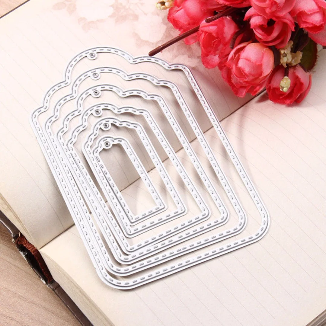 JX-LCLYL Round Flower Star Metal Lace Cutting Dies Stencils DIY Scrapbooking Album Card Craft
